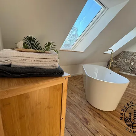 Harzer Healing Center 2025 Himmlische Landhauswohnung Mit Fussbodenheizung,xxl Kochinsel,xxl Regendusche,modern,hochwertig,persoenlich,vollausgestattet Эльбингероде
