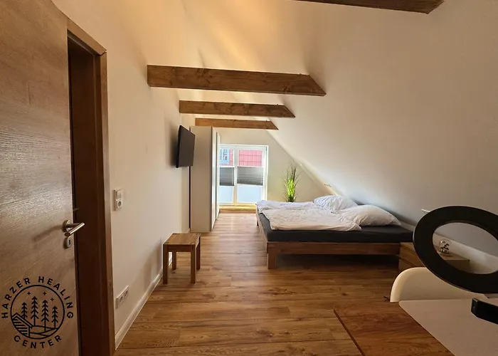 Вилла Harzer Healing Center 2025 Himmlische Landhauswohnung Mit Fussbodenheizung,xxl Kochinsel,xxl Regendusche,modern,hochwertig,persoenlich,vollausgestattet *