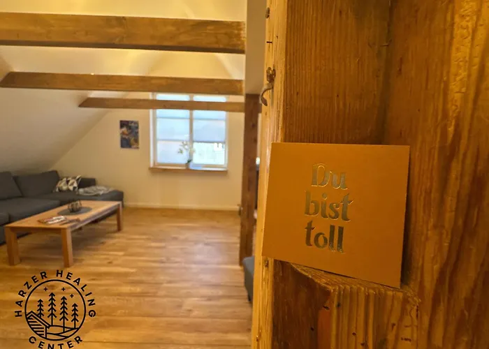 Harzer Healing Center 2025 Himmlische Landhauswohnung Mit Fussbodenheizung,xxl Kochinsel,xxl Regendusche,modern,hochwertig,persoenlich,vollausgestattet Эльбингероде