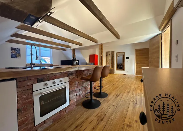 Harzer Healing Center 2025 Himmlische Landhauswohnung Mit Fussbodenheizung,xxl Kochinsel,xxl Regendusche,modern,hochwertig,persoenlich,vollausgestattet *